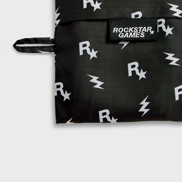 The Rockstar Games Logo Baggu bag.