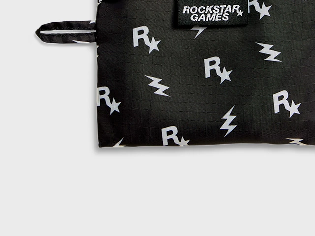 The Rockstar Games Logo Baggu bag.